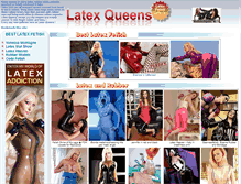 Tablet Screenshot of latex-queens.com